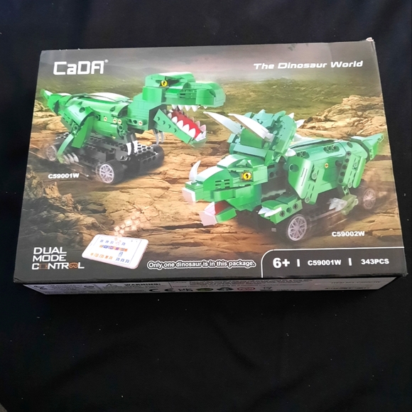 CaDA-Dinosaur World- T-Rex Remote Control Building Block Toy, C59001W - Picture 1 of 6